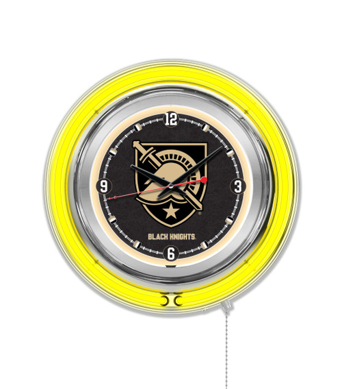 15" United States Military Academy Clock w/ Double Neon Ring