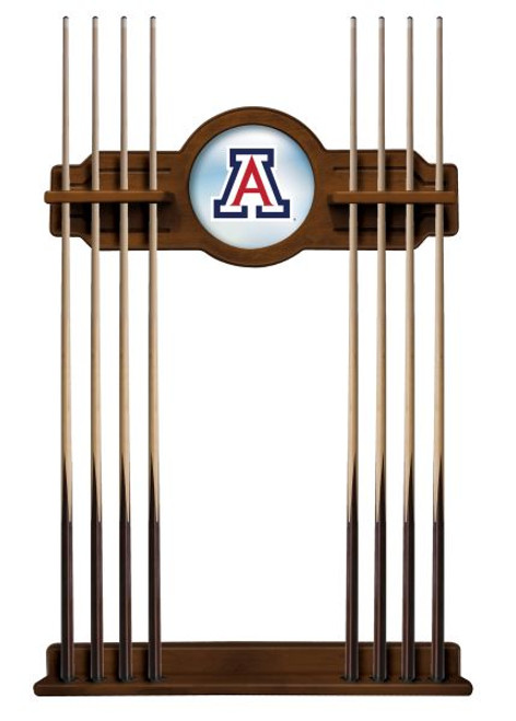 University of Arizona Cue Rack w/ Officially Licensed Team Logo (Chardonnay) Image 1