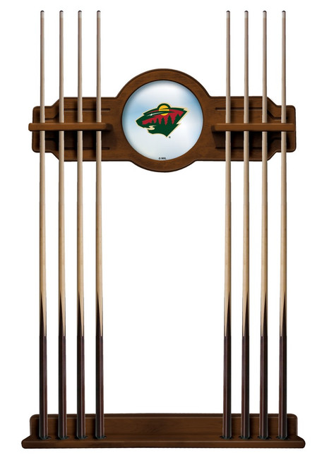 Minnesota Wild Cue Rack w/ Officially Licensed Team Logo (Chardonnay) Image 1