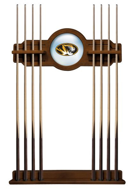 University of Missouri Cue Rack w/ Officially Licensed Team Logo (Chardonnay) Image 1