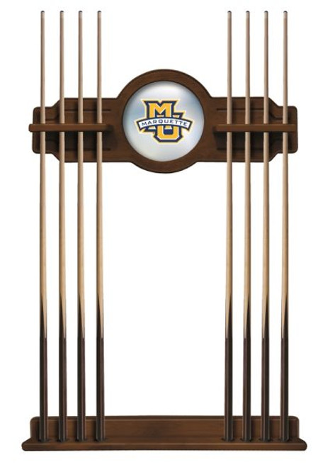 Marquette University Cue Rack w/ Officially Licensed Team Logo (Chardonnay) Image 1