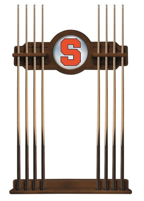 Syracuse University Cue Rack w/ Officially Licensed Team Logo (Chardonnay) Image 1