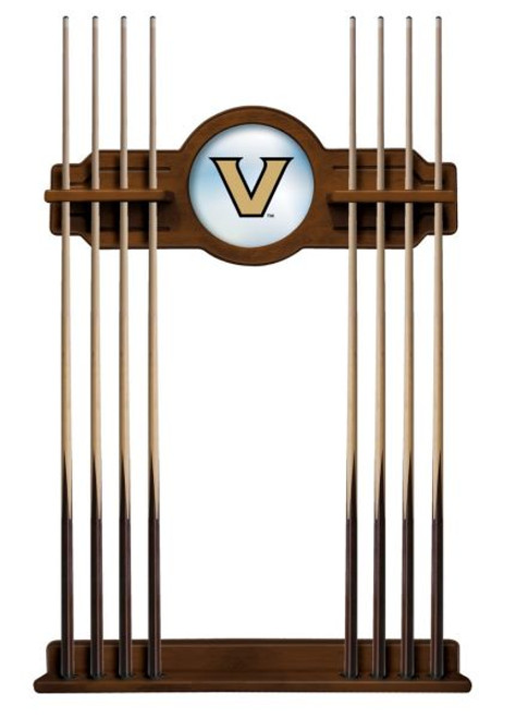 Vanderbilt University Cue Rack w/ Officially Licensed Team Logo (Chardonnay) Image 1
