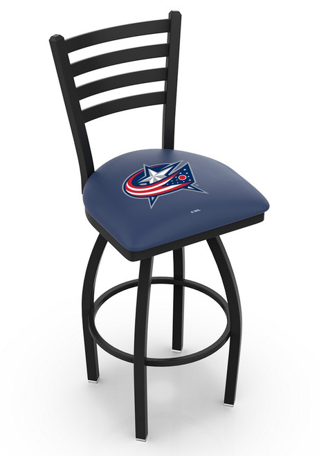 Columbus Blue Jackets Bar Stool - L014 Swivel Seat Image 1