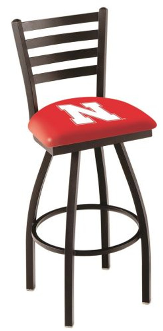 Nebraska Cornhuskers Bar Stool - L014 Swivel Seat Image 1