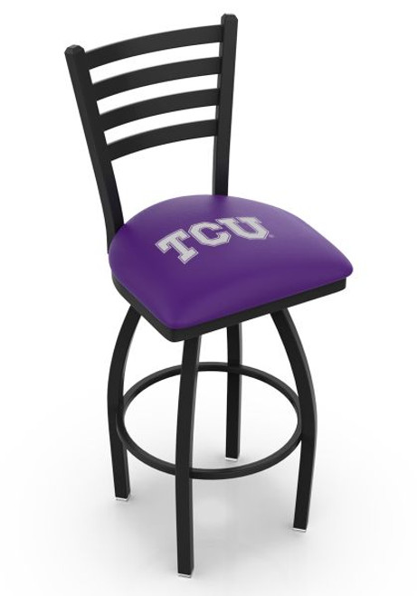 TCU Horned Frogs Bar Stool - L014 Swivel Seat Image 1