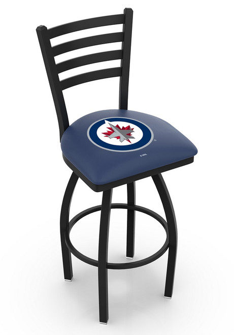 Winnipeg Jets Bar Stool - L014 Swivel Seat Image 1