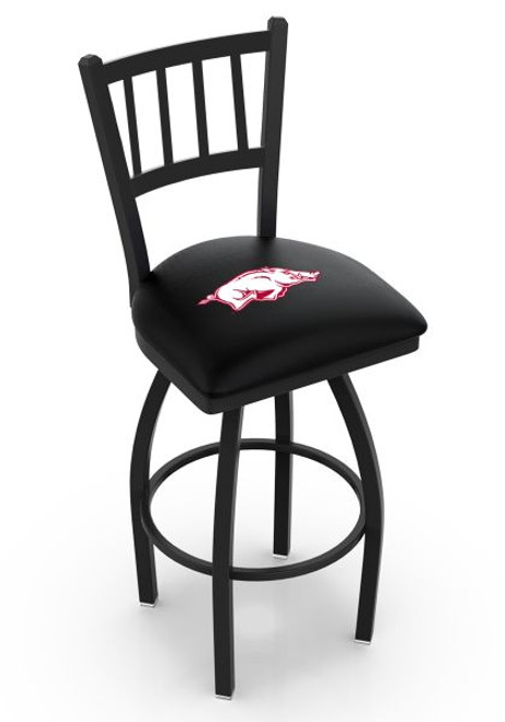 Arkansas Razorbacks Bar Stool - L018 Swivel Seat Image 1