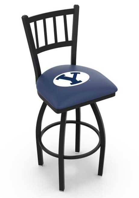 Brigham Young Cougars Bar Stool - L018 Swivel Seat Image 1