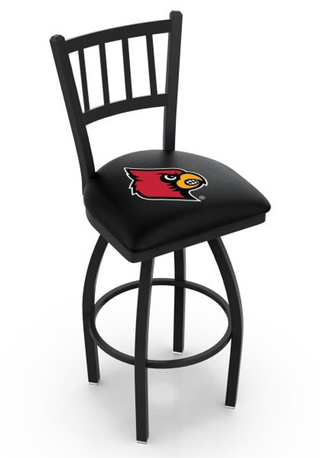 Louisville Cardinals Bar Stool - L018 Swivel Seat Image 1