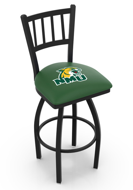 Northern Michigan Wildcats Bar Stool - L018 Swivel Seat