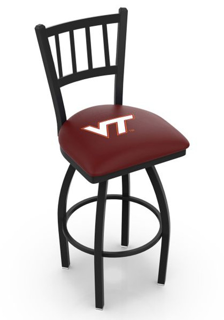 Virginia Tech Hokies Bar Stool - L018 Swivel Seat Image 1