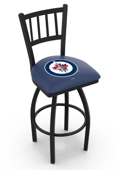 Winnipeg Jets Bar Stool - L018 Swivel Seat Image 1