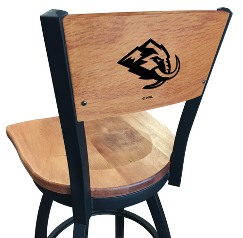 Utah Mammoth Bar Stool - L038 Engraved Logo Utah Mammoth Bar Stool - L038 Engraved Logo