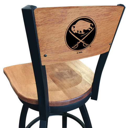 Buffalo Sabres Bar Stool - L038 Engraved Logo Image 1