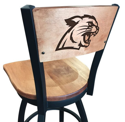 Northern Michigan Wildcats Bar Stool - L038 Engraved Logo Image 1