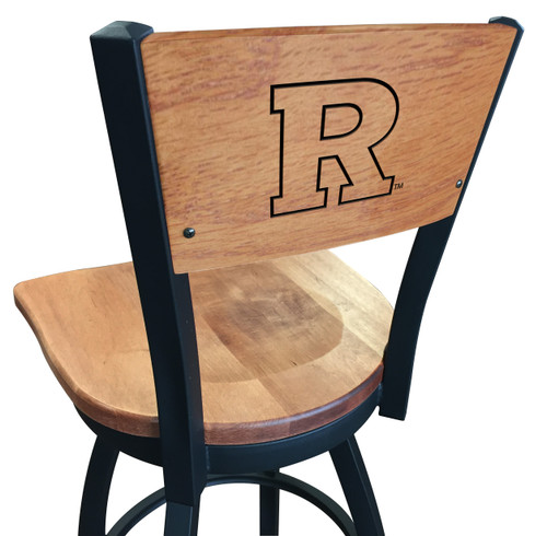 Rutgers Scarlet Knights Bar Stool - L038 Engraved Logo