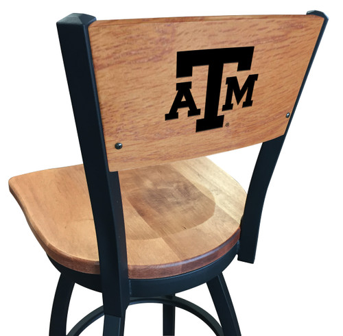 Texas A&M Aggies Bar Stool - L038 Engraved Logo Texas A&M Aggies Bar Stool - L038 Engraved Logo