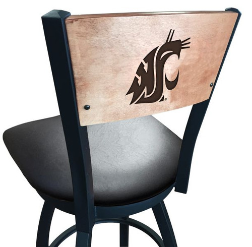 Washington State Cougars Bar Stool - L038 Vinyl Seat Image 1