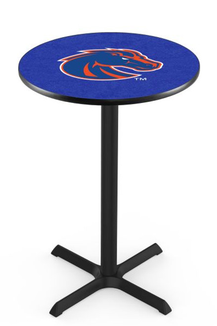 Boise State University L211 Pub Table w/ Black Base Image 1