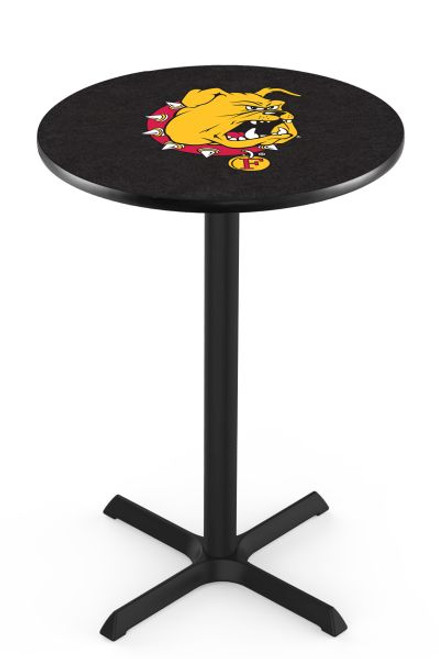 Ferris State University L211 Pub Table w/ Black Base Image 1