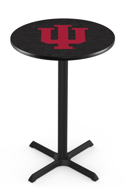 Indiana University L211 Pub Table w/ Black Base