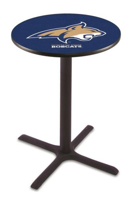 Montana State University L211 Pub Table w/ Black Base Image 1