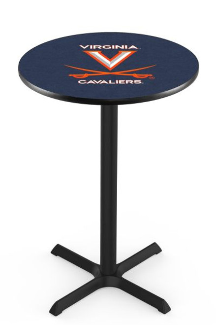 University of Virginia L211 Pub Table w/ Black Base Image 1