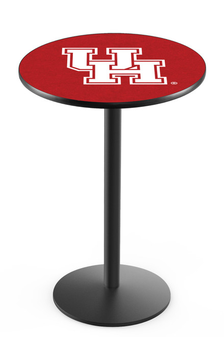 University of Houston L214 Pub Table w/ Black Base