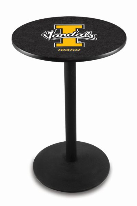 University of Idaho L214 Pub Table w/ Black Base Image 1