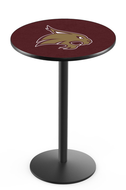 Texas State University L214 Pub Table w/ Black Base Texas State University L214 Pub Table w/ Black Base