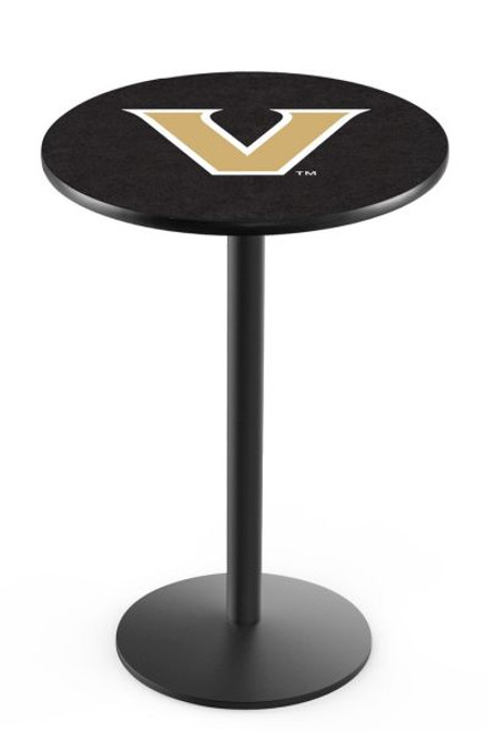 Vanderbilt University L214 Pub Table w/ Black Base Image 1