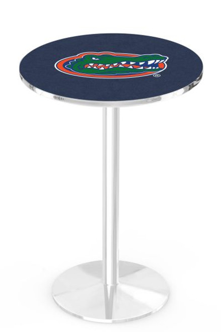 University of Florida L214 Pub Table w/ Chrome Base Image 1