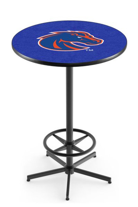 Boise State University L216 Pub Table w/ Black Base Image 1