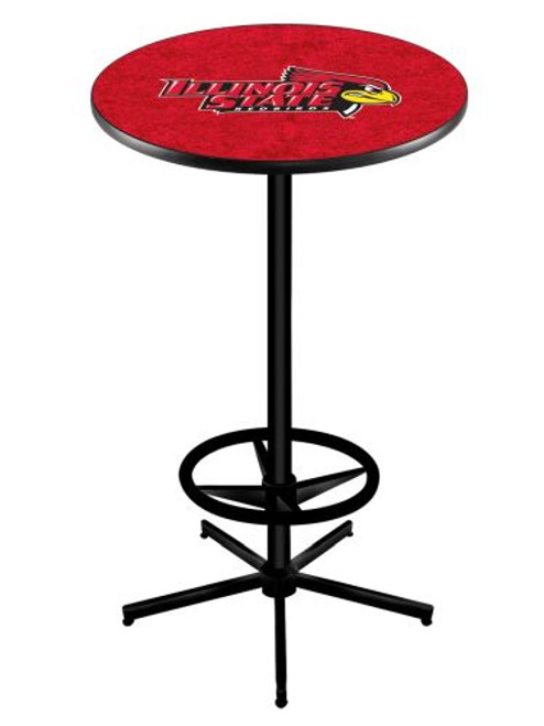 Illinois State University L216 Pub Table w/ Black Base Image 1