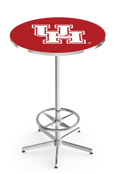 University of Houston L216 Pub Table w/ Chrome Base