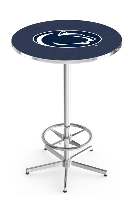 Penn State University L216 Pub Table w/ Chrome Base