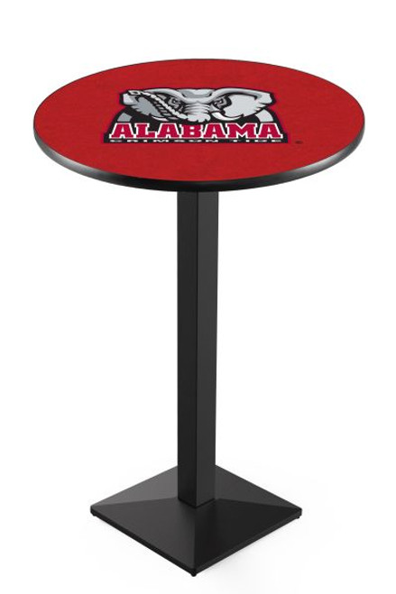 University of Alabama L217 Pub Table "Elephant" w/ Black Base Image 1