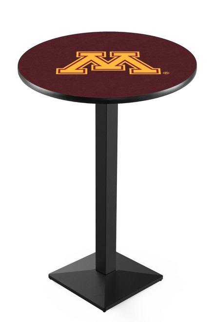 University of Minnesota L217 Pub Table w/ Black Base University of Minnesota L217 Pub Table w/ Black Base
