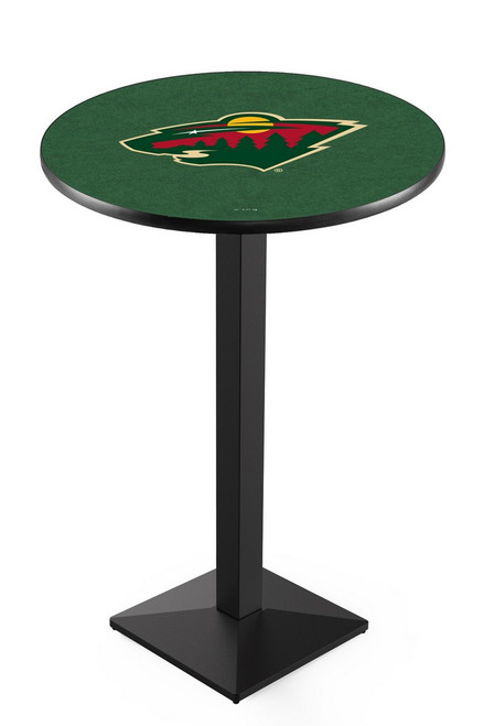 Minnesota Wild L217 Pub Table w/ Black Base Image 1