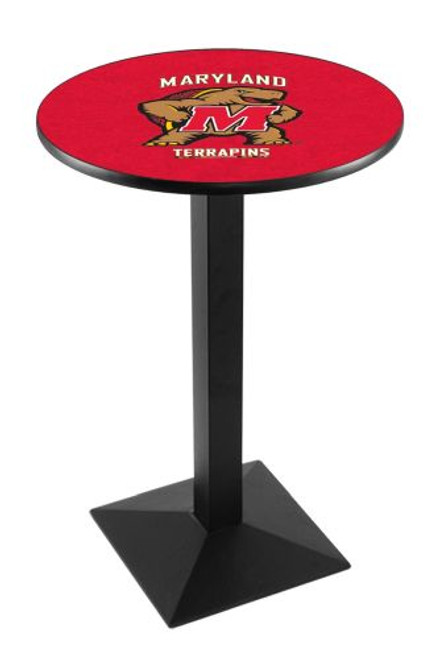 University of Maryland L217 Pub Table w/ Black Base Image 1