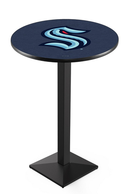 Seattle Kraken L217 Pub Table w/ Black Base Image 1