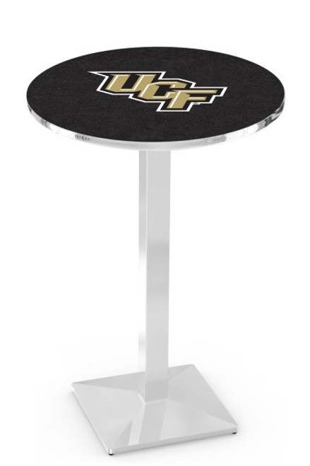 University of Central Florida L217 Pub Table w/ Chrome Base Image 1