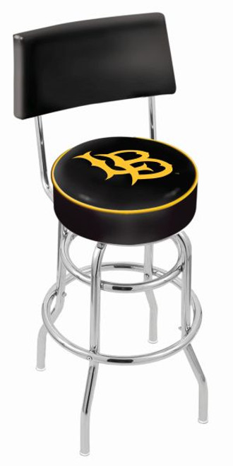 Long Beach State Bar Stool w/ 49ers Logo Swivel Seat - L7C4 Image 1