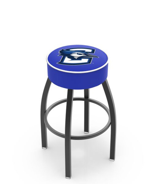 Creighton Bar Stool w/ Bluejays Logo Swivel Seat - L8B1 Image 1