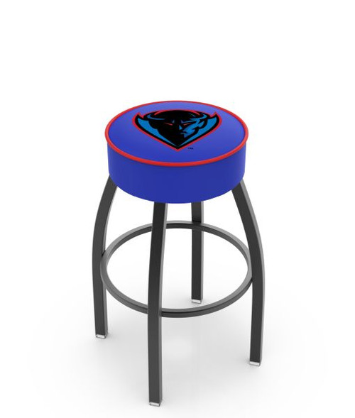 DePaul Bar Stool w/ Blue Demons Logo Swivel Seat - L8B1 Image 1