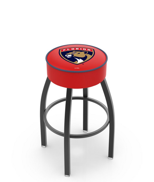 Florida Bar Stool w/ Panthers Logo Swivel Seat - L8B1 Image 1