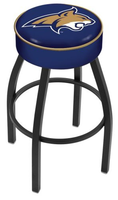 Montana State Bar Stool w/ Bobcats Logo Swivel Seat - L8B1 Image 1