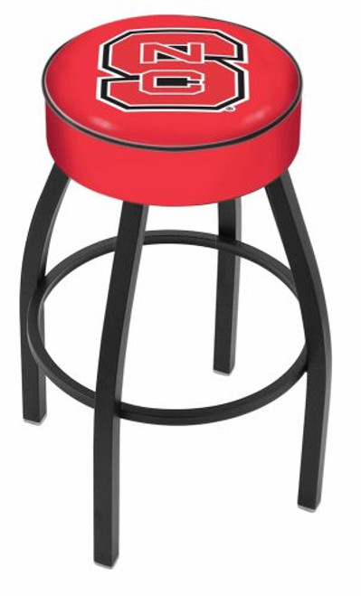 NC State Bar Stool w/ Wolfpack Logo Swivel Seat - L8B1 Image 1