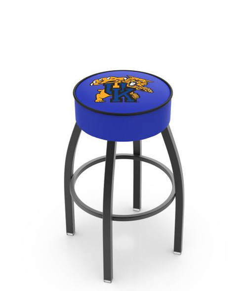 Kentucky Bar Stool w/ Wildcats Logo Swivel Seat - L8B1 Image 1